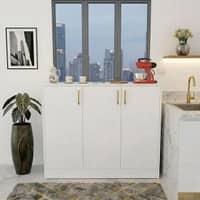 Spydercraft Accent Modern Cabinet in White Finish