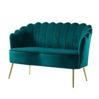 Ukraine Fabric Sofa (Blue)