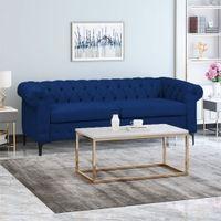Rolex Fabric Sofa - Navy Blue