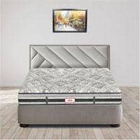 MemospaOrthopedic Euro Top With SRTX Technology 8 Inch Single Size Memory Foam Mattress (78X30 Inches), Rebonded Foam Backcare,All Side Quilted,SoftRelax Comfort