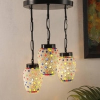 Keegan Multicolour Glass Cluster Hanging Light