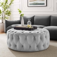 Kolden Ottoman Color in Grey