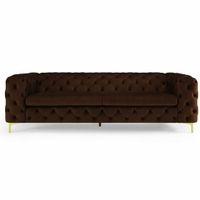 Cherish Fabric Sofa - Brown