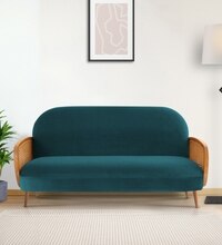 Holden Fabric Sofa (Teal Blue)