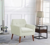 Thomas Fabric Lounge Chair in Light Green Color