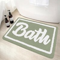 Luxe Home Canada Bath Mat (40x60 cm) Light Green