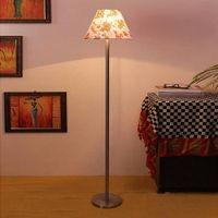 Dessa Multicolour Cotton Shade Floor Lamp