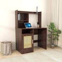 Sayoko Study Table (Rattan Door)