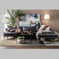 Scandinavian Destry Coffee Table Walnut Finish