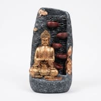 Water Fountain Golden Serenity Buddha Water Fountain in Multicolor Colour