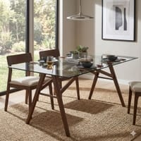 Scandinavian Koen Dining Table Cocoa Finish