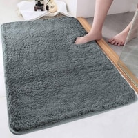 Bathmat 2500 GSM Microfiber Anti Skid Slip Water Absorbent Machine Washable and Quick Dry Vages Mats for Bathroom, Kitchen, Entrance