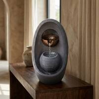 Water Fountain Orb of Tranquility Water Fountain in Multicolor Colour
