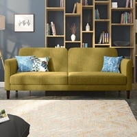Felicity 3 Seater Sofa Cum Bed Colour Olive green