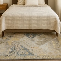Luxe Home Polyester Abstract Carpet – (4x6 Feet, Multicolor, TPR)