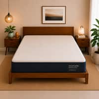 Loom and Needles Orthopedic Mattress Dual Comfort with Hard and Soft Foam Flip Mattress 75x48x6 in