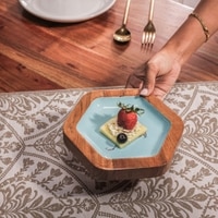 Ireka Home Pentingo Serving Platter – Pentagon Shape