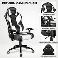 ASE Gaming Modren Series Gaming Chair  (white)