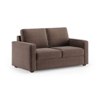 Apollo Sofa Set (Colour : Daschund Brown, Cushion : Hard, Back Type : Regular, Seater : 2+1+1)
