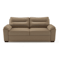 Adelaide 3 Seater Leatherette Sofa in Cappuccino Colour