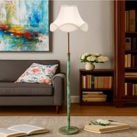 Devansh Wood & Metal Floor Lamp