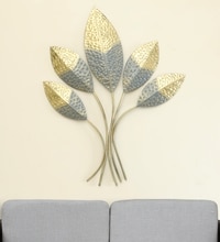 W-Ehaan Abstract Metal Wall Decor in Multicolor Set of 1