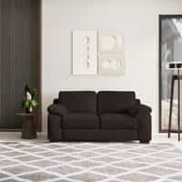 Esquel Premium 2 Seater Fabric Sofa in Deep Brown Velvet Colour