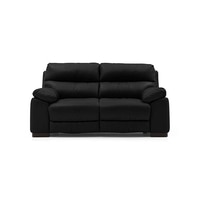 Thiene 2 Seater Leather Sofa in Licorice Colour
