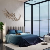 Stoa Paris Satin Bedsheets for Super King Size Bed with 2 Pillow Covers heets for Blue Teal