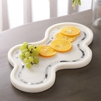 Mop Inlay Marble Platter
