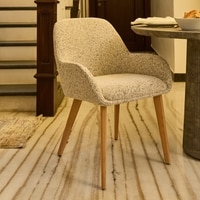 Ashford Solid Wood Dining Chair in Light Brown Colour
