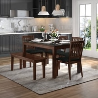 Diner Dining Bench (Finish:Dark Walnut)