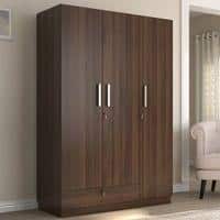 Bocado 3 Door Wardrobe in Columbian Walnut Finish