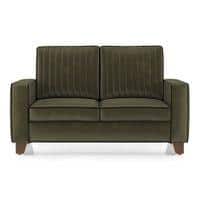 Apollo Neo High Back Sofa (Colour : Deep Olive Velvet, Seating Capacity : 2 Seater, Cushion Type : Soft, Back Height : High Back)