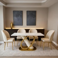 Opera Metal Dining Table Set