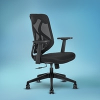 Kepler Brooks Marvel MB Office Desk Chair in Black Colour