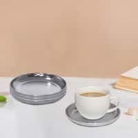 Metalsmith Metal Coaster Set of 4 Silver Finish Table Coasters