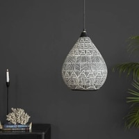 Violet Gold Metal Hanging Light