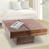 Arnel Coffee Table - Teak  Finish