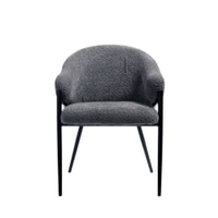 Vale Fabric Dining Chair in Grey Colour