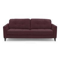 Franco 2 Seater Leather Sofa in Wine Colour
