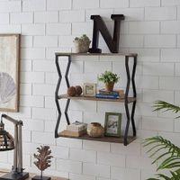 WOODENMOOD Rectangular Wall Rack