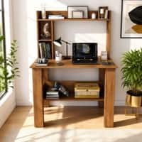 Spydercraft Daisy Modern Study Table in Noce Lyon Finish