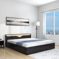 Caily Queen Size Bed In Wenge Finish