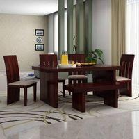 Asher Six Dining Set With Bench