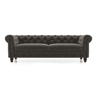 Winchester Premium 3 Seater Fabric Sofa in Smoke Grey Colour