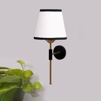 Devansh Metal Electric Wall Light in Black Colour with Multi Shade Count of 1 Light