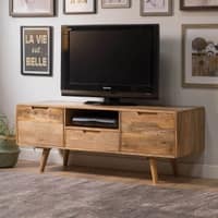 Atlantis Solid Wood TV Cabinet in Mango Natural