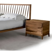 Batik Series Bedside Table duly polished in Matte Finish and base in Teak Wood