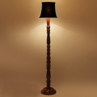 Devansh Wooden Floor Lamp